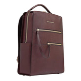 Piquadro - Zaino donna in pelle porta pc, Bordeaux